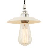 Batten Holder with Hat - White